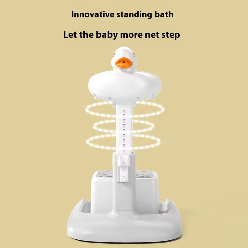 مسكة طفل حمام