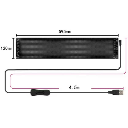 شاشة LED سيارة الحجم الكبير