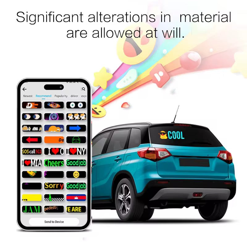 شاشة LED سيارة الحجم الكبير