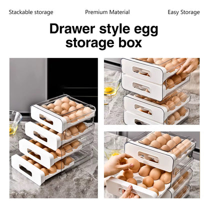 حافظة بيض سلايد اكريلك