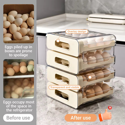 حافظة بيض سلايد اكريلك