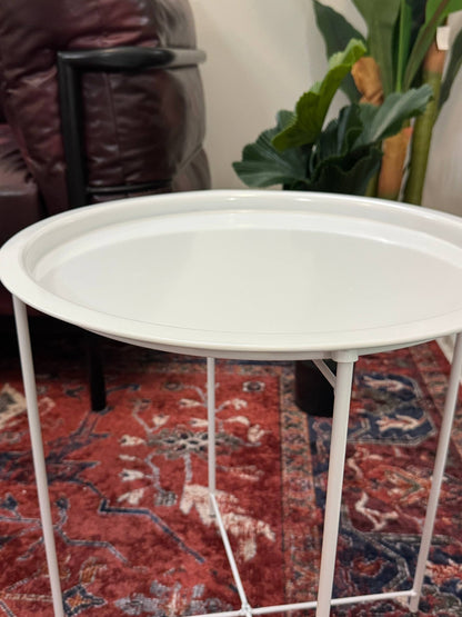 طاولة قهوة معدن دائرية ايكيا